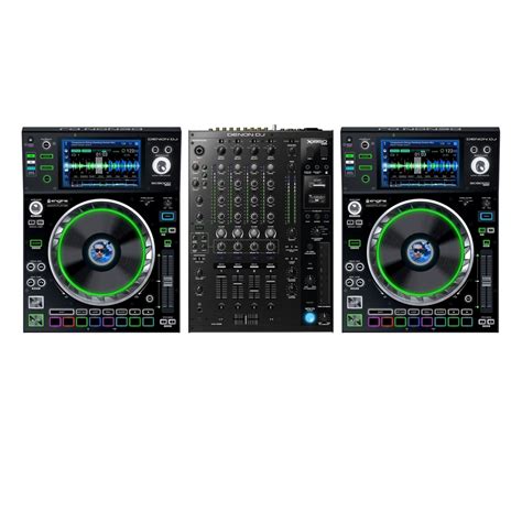 Denon DJ SC5000 Media Players with Denon DJ X1850 Prime DJ Mixer at Gear4music