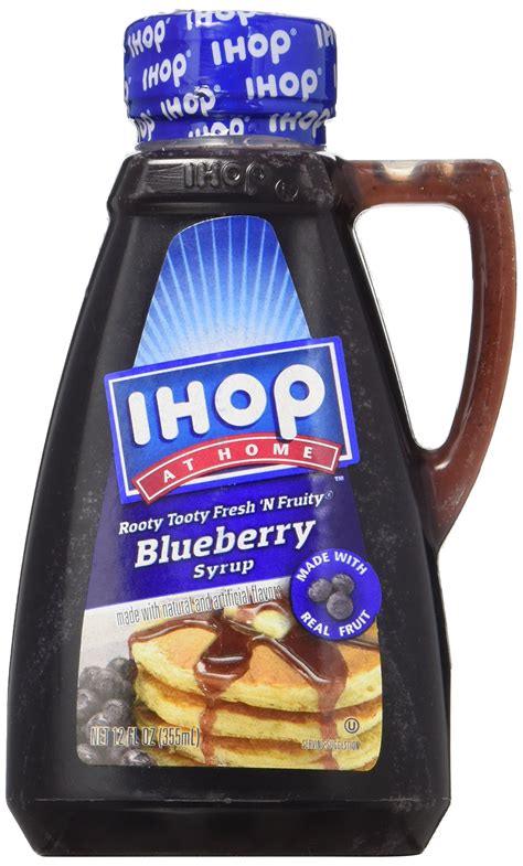 Ihop At Home Rooty Tooty Fresh "N Fruity Blueberry Syrup 12 oz.- Buy ...