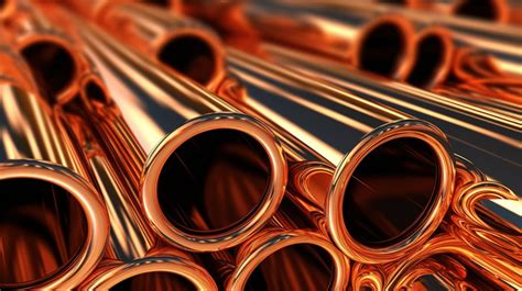 Copper Tube 3d Illustration Of Industrial Tubing Backgrounds | JPG Free ...