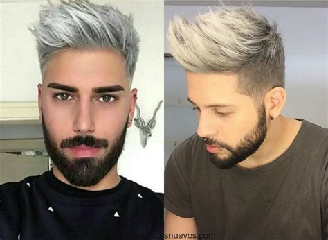 mens-platinum-blonde-hair-colors-2017-and-beards | Platinum blonde hair men, Men hair color ...