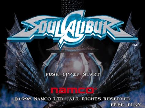 Soul Calibur, Arcade Video game by NAMCO, Ltd. (1998)