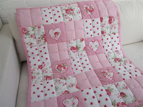 HANDMADE Patchwork Cot Quilt | Baby girl quilts, Cot quilt, Quilts
