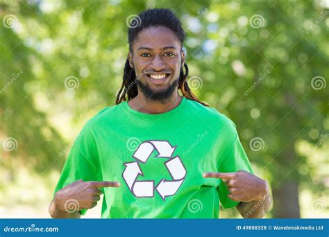 Happy Environmental Activist in the Park Stock Photo - Image of nature ...