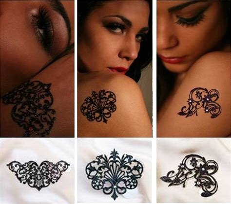 Whimsical Body Tattoos - A set of 3 Delightfully Designed Tattoos