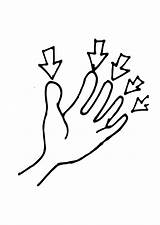 Finger Coloring Pages sketch template