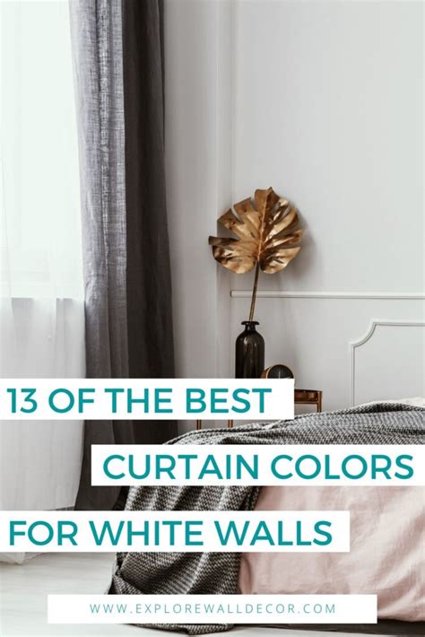 13 Best Curtain Colors for White Walls - Explore Wall Decor