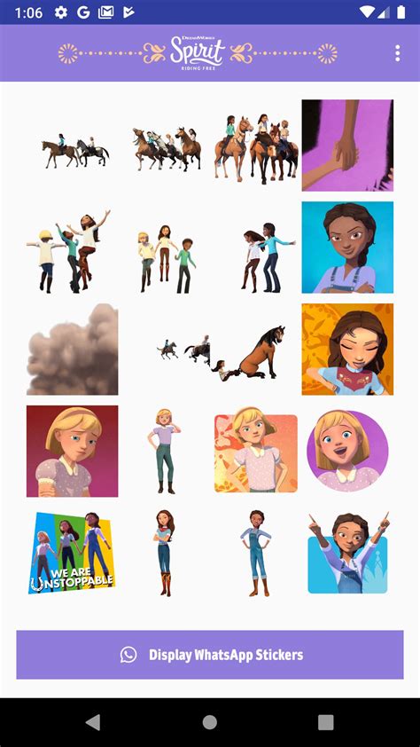 DreamWorks Spirit Riding Free Stickers for Android - APK Download