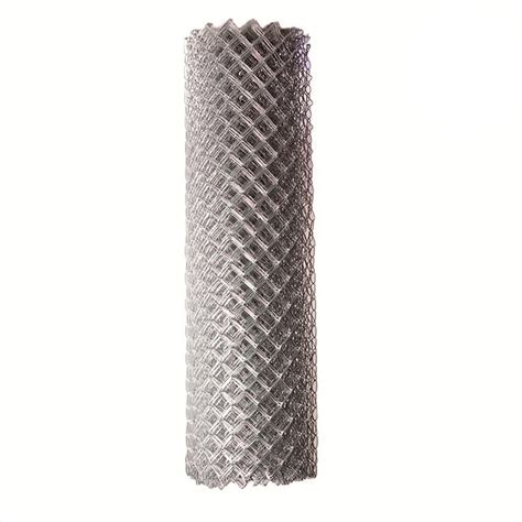 (Actual: 50-ft x 4-ft) Galvanized Steel Chain-link Fence Fabric at ...