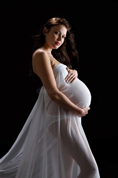 Pregnancy Model 36 weeks stock image. Image of black - 25668955