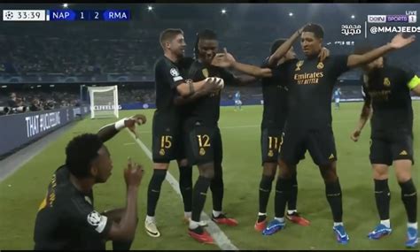 Vinicius' celebration after Jude Bellingham's insane solo golazo caught ...