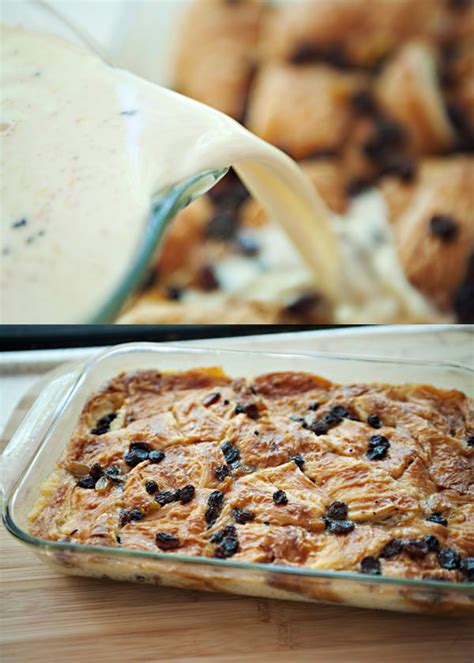 Easy Croissant Bread Pudding | Baked Bree