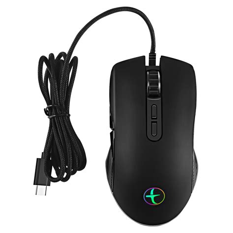 USB C Mouse Type C Ergonomic Wired Mouse RGB Gaming Mouse Optical Mouse ...