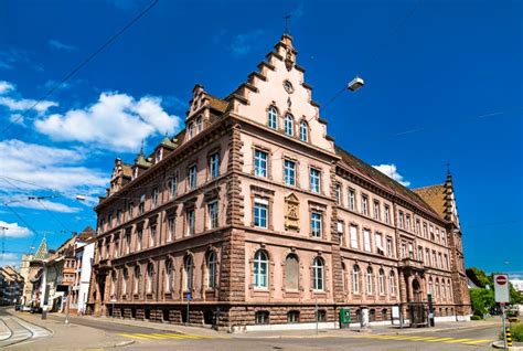 Basel University Building in Switzerland Stock Photo - Image of tourist ...