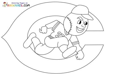 Cincinnati Reds Coloring Pages