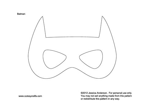 Free Batman Mask Template, Download Free Batman Mask Template png ...