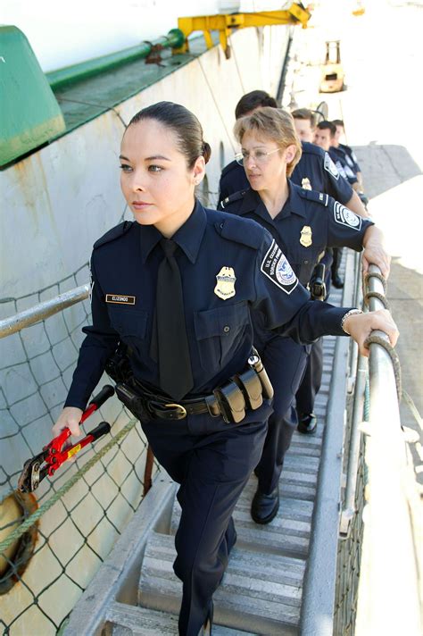 Image: Officers boarding a ship. CBP Office of Field Operations (OFO) | Female police officers ...