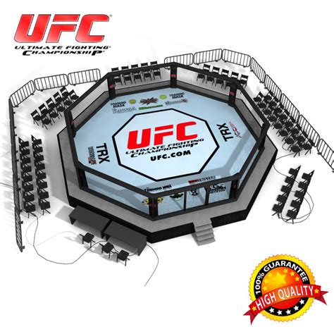 ufc octagon ring 3d model