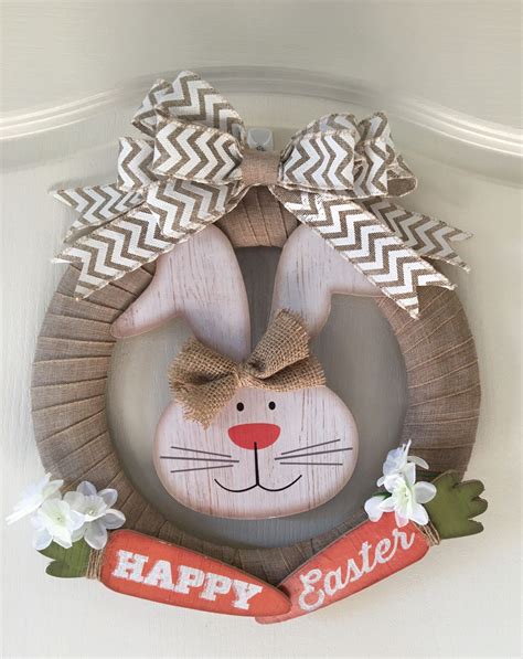 My DIY Easter Wreath for this year. So easy to make using items from the Dollar ...#diy #dollar ...