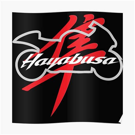 "Suzuki Hayabusa Motorcycle Logo Silhouette" Poster for Sale by allnewproducts | Redbubble