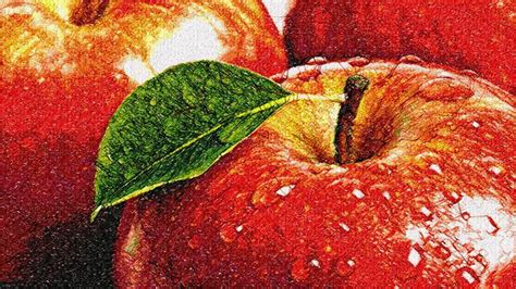 Apples photo stitch free embroidery design - Photo stitch embroidery designs - Machine ...
