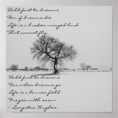 Dreams by Langston Hughes Poster | Zazzle