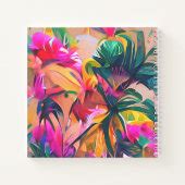 Tropical Flowers Notebook | Zazzle