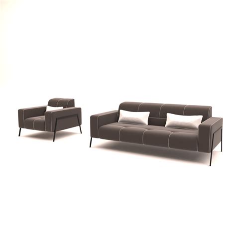 Sofa Set 02 3D Model $1 - .max - Free3D