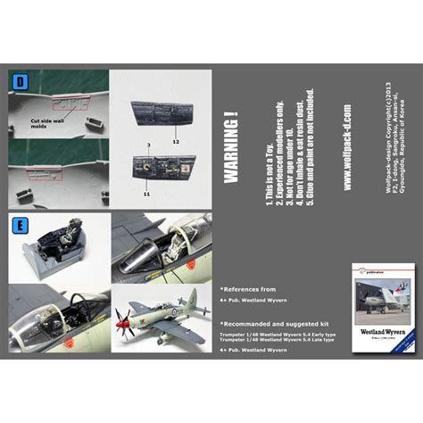 Westland Wyvern S.4 Cockpit set (for Trumpeter 1/48) - Modelling Planet