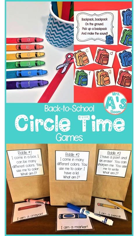 Printable Circle Time Activities