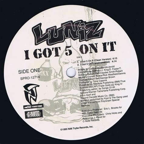 Luniz - I Got 5 On It (1995, Vinyl) | Discogs