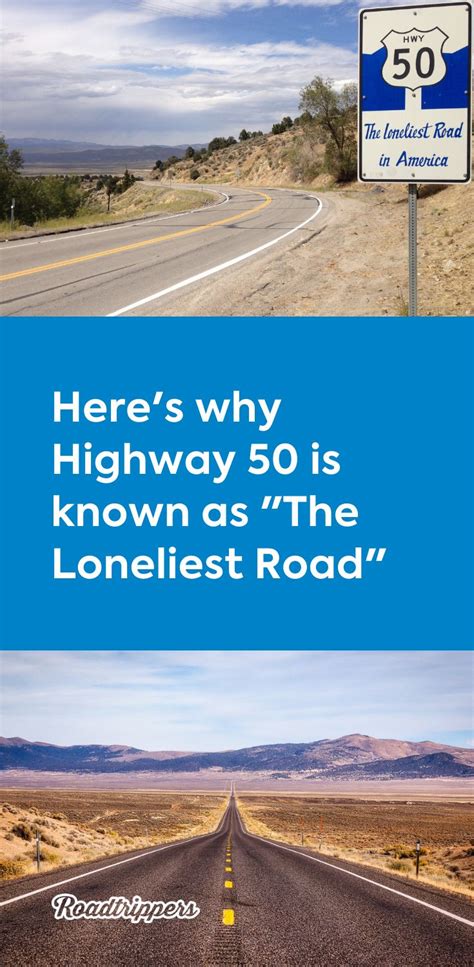 Here's why Highway 50 is known as "The Loneliest Road" | Road trip usa ...