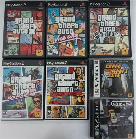 Grand Theft Auto games (Sony Playstation 2) Ps2 TESTED - International ...