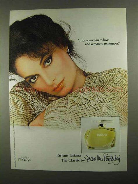 1981 Diane Von Furstenberg Parfum Tatiana Perfume Ad-CQ0779