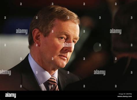 Taoiseach Enda Kenny at the Royal Theatre in Castlebar where counting ...