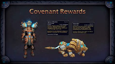 Shadowlands Covenants have tons of cool cosmetic rewards to choose from