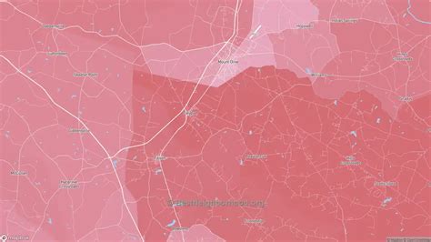 Mount Olive, NC Political Map – Democrat & Republican Areas in Mount ...