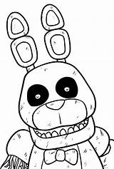Fnaf Printable Coloring Pages sketch template