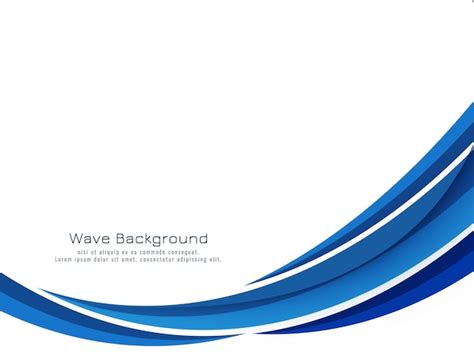 Free Vector | Stylish beautiful blue wave flowing design background vector