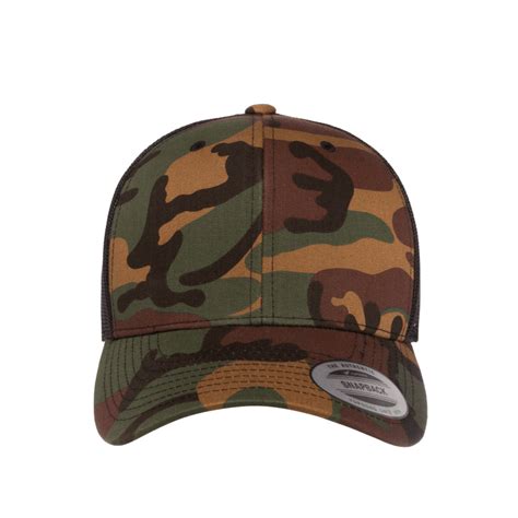 Flexfit Retro Yupoong Camo Trucker Hat – 2040USA