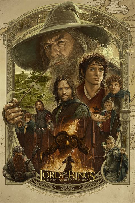 THE LORD OF THE RINGS: THE FELLOWSHIP OF THE RING | Poster By RuizBurgos