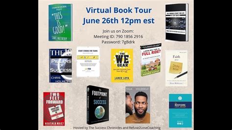 Virtual Book Tour- 6/26/20 - YouTube