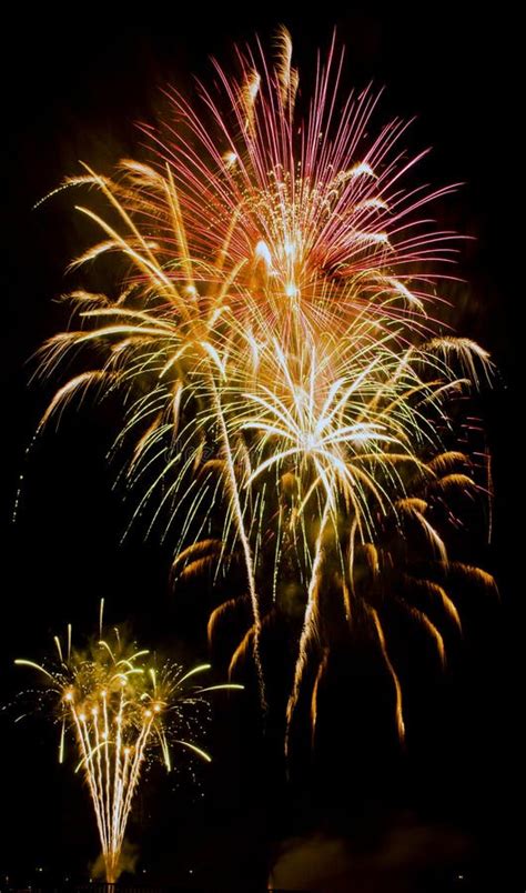 Fireworks Show / Guy Fawkes Night Stock Image - Image of party, black ...