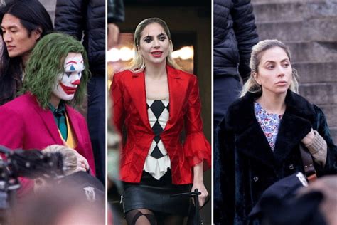 Lady Gaga Spotted in Costume as Harley Quinn on Set of 'Joker' Sequel