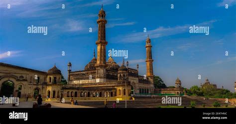 LUCK, INDIA - Nov 10, 2020: Bada imambara architectural monument view ...