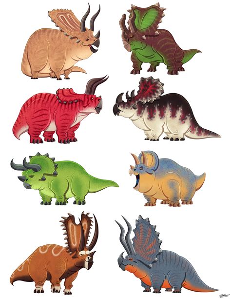 CERATOPSIANS SKETCHES by GrievousGeneral on DeviantArt