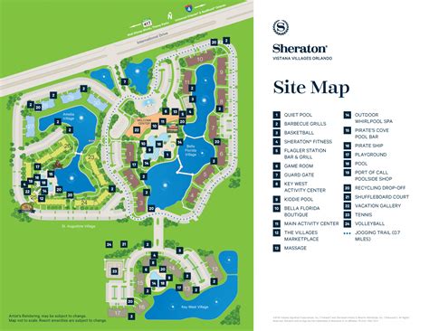 Sheraton Vistana Resort Map | Time Zones Map World