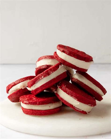 Red Velvet Oreos - Olives + Thyme