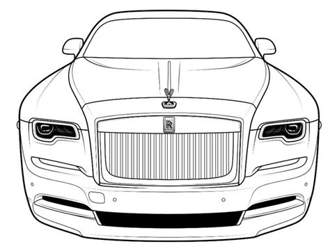 Rolls Royce Coloring Page - Rolls-Royce Ghost - Coloring Books | Rolls ...