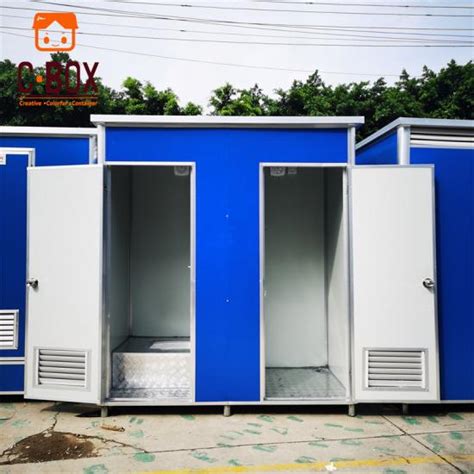 Leading Color Steel Temporary Double Room Toilet In Construction Site Suppliers,Manufacturers ...