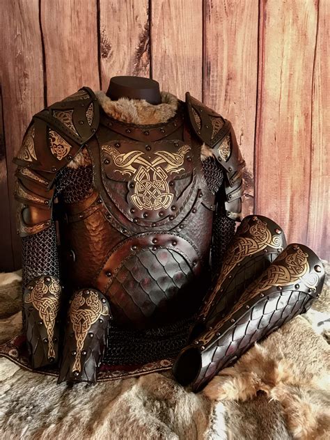 The Odinson Larp Leather Armour Full Set | Leather armor, Viking armor, Larp